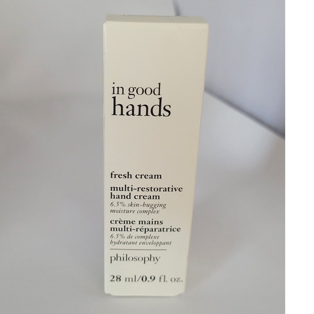 Philosophy In Good Hands Fresh Cream Multi-Restorative Hand Cream 0.9 fl oz NIB